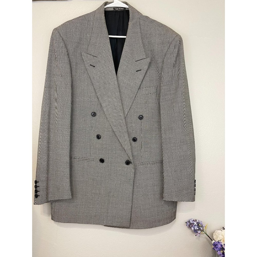 Women's Zanetti Italy Double Breasted Blazer Doubl